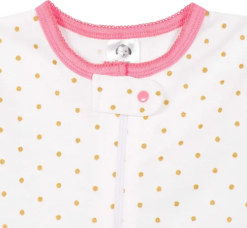 Vista 7 de Gerber Pijama con pies para bebés y niñas, paquete de 4