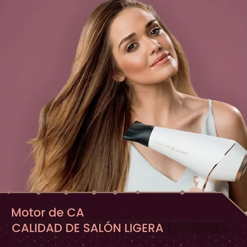 Vista 5 de [Usado] Secadora de cabello Remington Pro Series AC9140P T, Studio Thermaluxe, con cable que no se enreda, más concentrador y clips