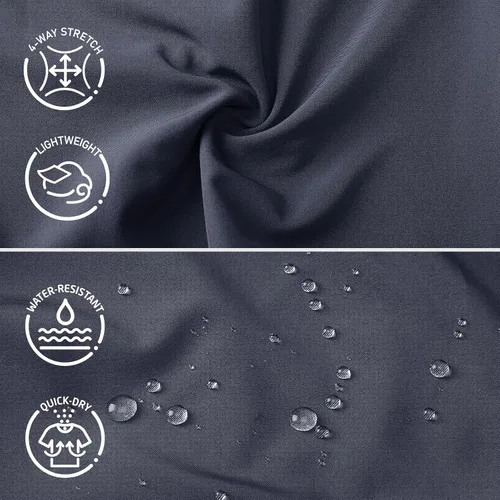 Vista 3 de Haimont Pantalones cortos deportivos para hombre de 5 pulgadas para gimnasio, deportes, entrenamiento activo con bolsillos, secado rápido