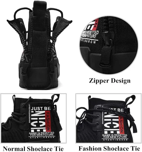 Vista 4 de Tenis a la moda para hombre, tenis para correr, tenis para caminar, uso casual, practicar deportes