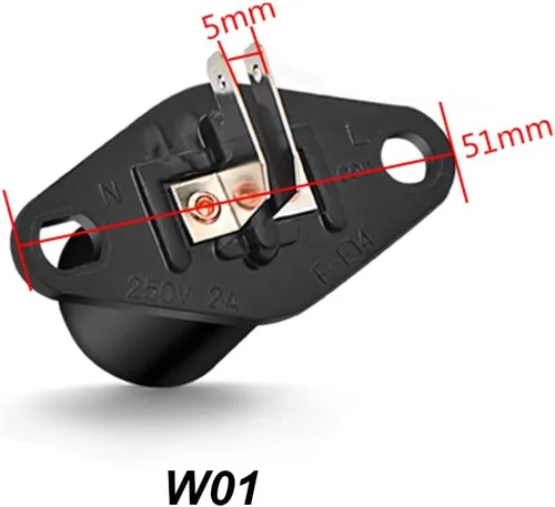 Vista 6 de Ruiandsion Bombilla de microondas Z187 T170 Soporte Base Reemplazo para Horno Universal Microondas Pera Lámpara Socket-W01