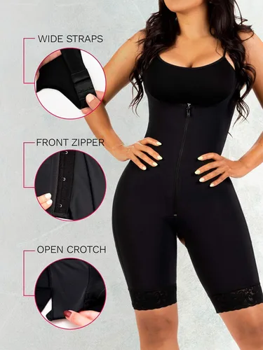Vista 6 de BLING SHAPERS Fajas de media pierna para mujer, poscirugía, Colombianas, Levanta Cola