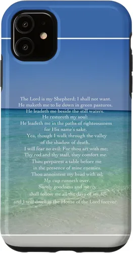 Vista 8 de Psalm 23 Beautiful Christian Beach - Funda para iPhone 17