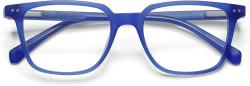 Vista 2 de eyebobs C Suite Traditional and Blue Light Reading Glasses Frente y patillas de cristal azul
