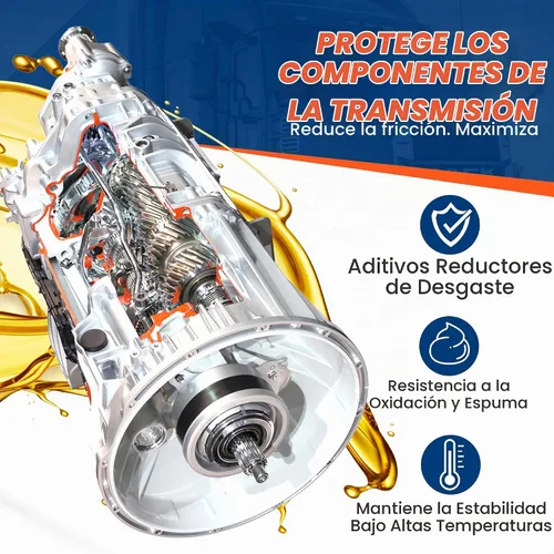 Vista 4 de STARFIRE SAE 50W Aceite sintético completo para transmisión – cubo de 5 galones – Aceite para engranajes de alta resistencia para transmisiones