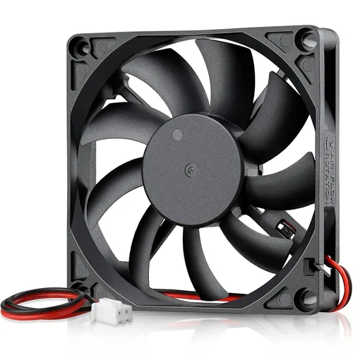 Vista 10 de GDSTIME Ultra delgado 3.150 in x 3.150 in x 0.394 in 12V PC sin escobillas DC ventilador de enfriamiento 2pin para impresora 3D fuente
