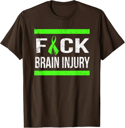 Vista 8 de Apoyo Daño cerebral Concienciación T Shirt, mujer L, Asphalt Negro