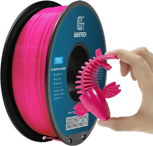 Vista 19 de Geeetech - Filamento PLA de 0.07 pulgadas, filamento de seda de bicolor, consumo dicromático de coextrusión brillante, 2.2 libras, 1 carrete
