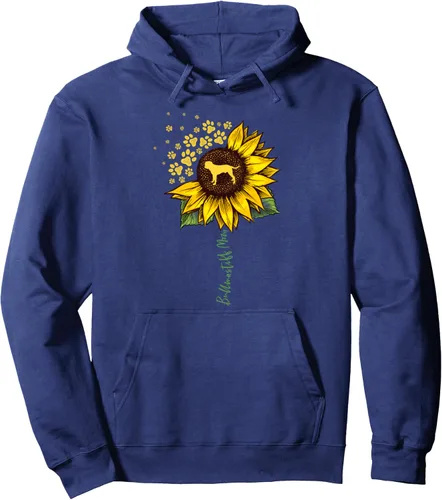 Vista 6 de Bullmastiff Mom - Sudadera con capucha con diseño de girasol, regalos para perro y mamá