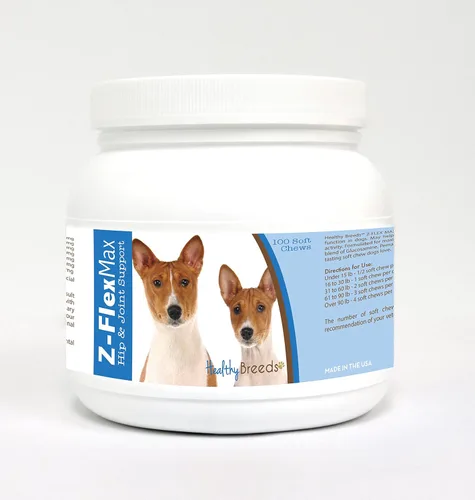Vista 4 de Healthy Breeds Afghan Hound Z-Flex Max - Masticables suaves para cadera y articulaciones, 100