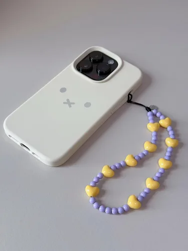 Vista 102 de Drawwind Correa con cuentas para teléfono con pulsera universal, cordón para teléfono celular lindo, pulsera de muñeca con cuentas, cadena de hilo