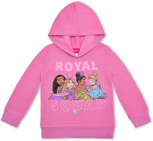 Vista 2 de Disney Conjunto de sudadera con capucha y pantalones leggings Princess para niñas pequeñas - GrisRosa
