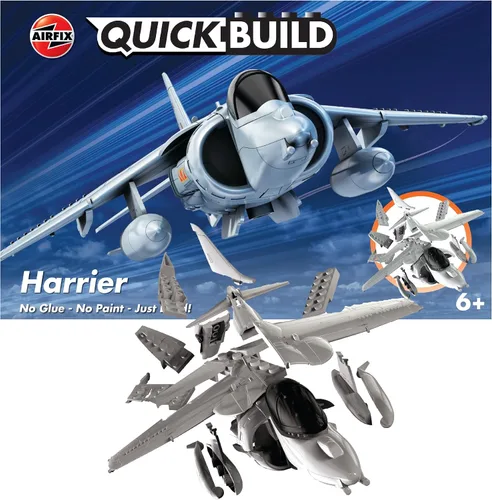 Vista 19 de Airfix Quickbuild Messerschmitt 109 - Kit de construcción de modelo de plástico de avión en ladrillo J6001