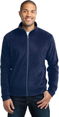 Vista 4 de Port Authority Chaqueta de microfibra para hombre Negro