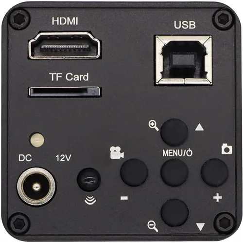 Vista 3 de Kit de microscopio 1080P USB Cámara de microscopio digital industrial con montaje en C para adaptadores de lente de microscopio binocular trinocular
