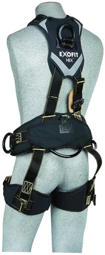 Vista 2 de 3M DBI-Sala Exofit NEX Arnés de acceso para cuerda de arco eléctrico 1113758, negro, mediano, 1 Ea