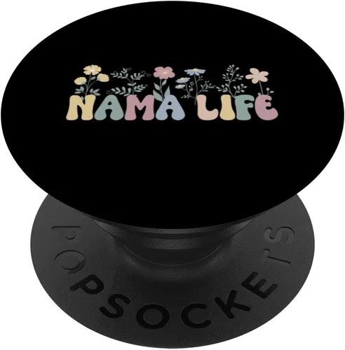 Vista 6 de Nama Life Nama Grandmother Groovy Nama Grandma PopSockets MagSafe PopGrip for iPhone