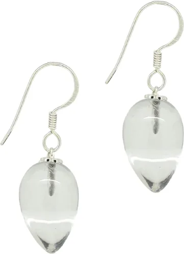 Vista 8 de Aretes colgantes para mujer, aretes de cristal de lágrima, joyas de piedras preciosas naturales, plata 925, uso diario, regalo para mamá, novia
