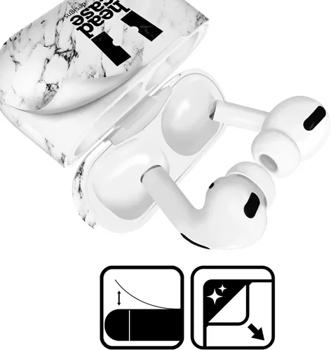Vista 3 de Head Case Designs Calcomanía de vinilo con licencia oficial de Batman DC Comics Hush Logos compatible con Apple AirPods Pro