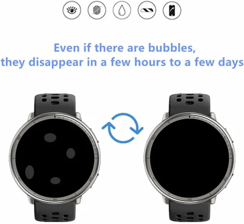 Vista 2 de Protector de pantalla compatible con Amazfit Active 2 Round Smartwatch, película protectora de TPU HD (6 piezas)