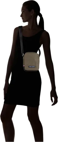 Vista 5 de Tommy Hilfiger Alexander Mini - Bolsa para reportero, Verde militarnegro