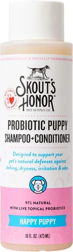 Vista 10 de SKOUT'S HONOR Champú y acondicionador probiótico para perros, SC, 16 onzas