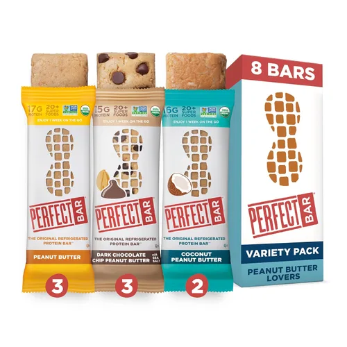 Vista 18 de Perfect Bar - Barra de proteínas refrigerada original, sabor mantequilla de maní