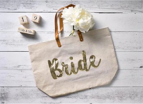 Vista 5 de Mud Pie Bride Tote Bag