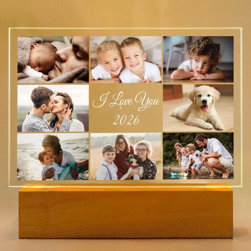 Vista 14 de Marco de fotos personalizado, marcos de fotos personalizados, regalos de fotos personalizados de aniversario para mujeres, hombres, ella, él, novia