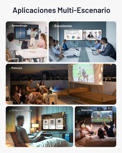 Vista 8 de AIMIBO Adaptador de pantalla inalámbrico iOS 4K Plug & Play de doble banda