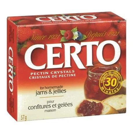 Vista 2 de CERTO Cristales de pectina para mermeladas y conservas, 2.01 oz/2 onzas, (importados de Canadá)