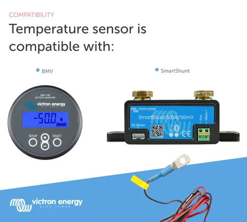 Vista 3 de Victron Energy Sensor de Temperatura para Victron Energy BMV-702/712