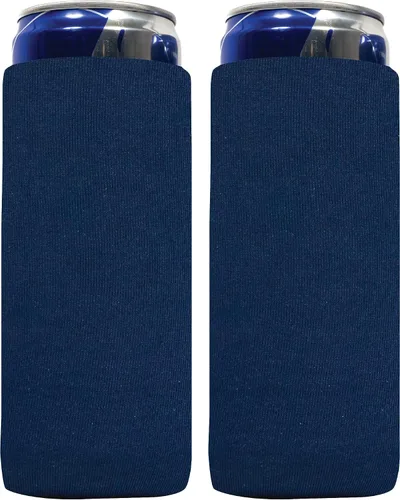 Vista 14 de QualityPerfection Fundas delgadas para enfriar latas, cerveza/energía (paquete de 6) para bebidas en blanco, 12 onzas, alta calidad, 0.157 in