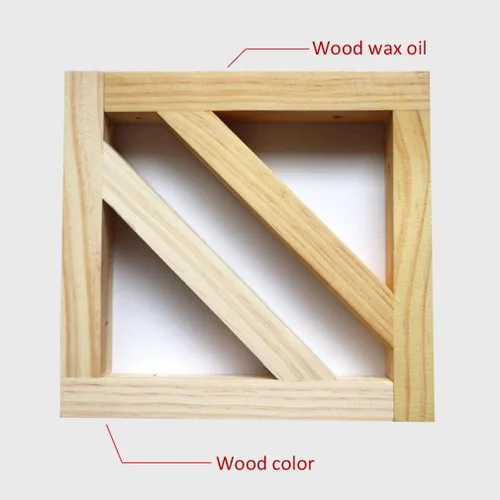 Vista 4 de Soportes flotantes de madera maciza triangular, soporte de ángulo recto espesar soportes de estante de carga, soporte de estantería para decoración