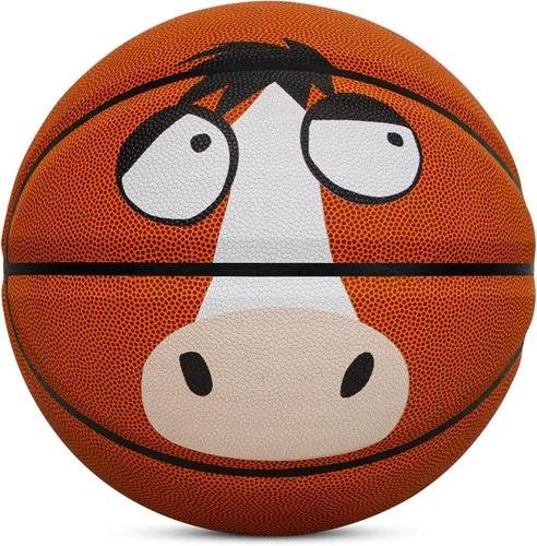 Vista 13 de Kuangmi Balón de baloncesto de la serie auténtica, hecho para pelotas de juego en interiores y exteriores, tamaño oficial 7/6/5, 29.5 pulgadas, 28.5