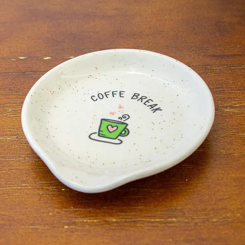 Vista 2 de VILIGHT - Plato con área de cuchara para barra de café