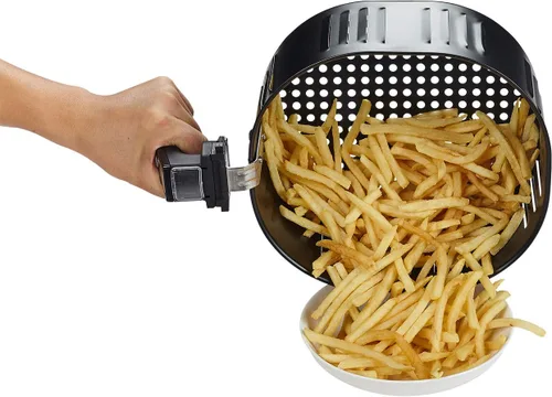 Vista 6 de GoWISE USA - Freidora de aire digital 8 en 1 de 1700 vatios 5.8 cuartos de galón con libro de recetas, color negro