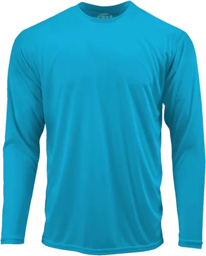 Vista 15 de DRI-Equip - Camisas de manga larga para deporte, disipa la humedad. Blanco