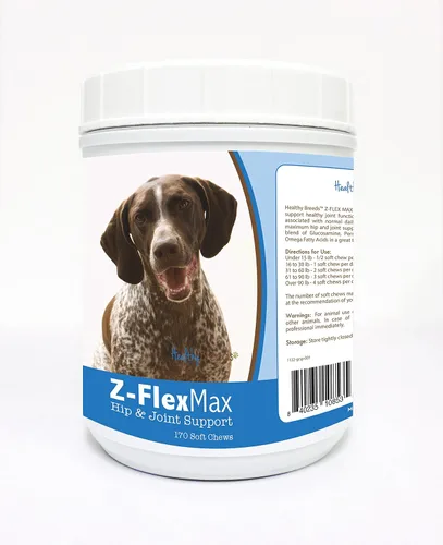 Vista 51 de Healthy Breeds Afghan Hound Z-Flex Max - Masticables suaves para cadera y articulaciones, 100