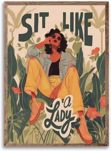Vista 8 de Arte de pared vintage con estilo Moody, arte de pared vintage de mujer, imagen de Dark Academia, póster gótico, retrato de mujer en óleo sobre