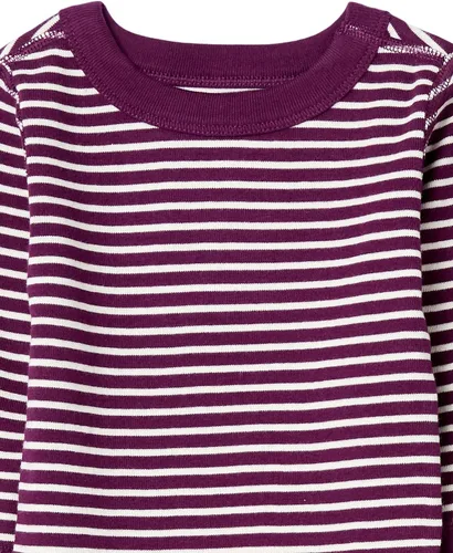 Vista 2 de Moon and Back by Hanna Andersson Unisex Kids' Organic Cotton Long-Sleeve Top and Bottom Pajama Set