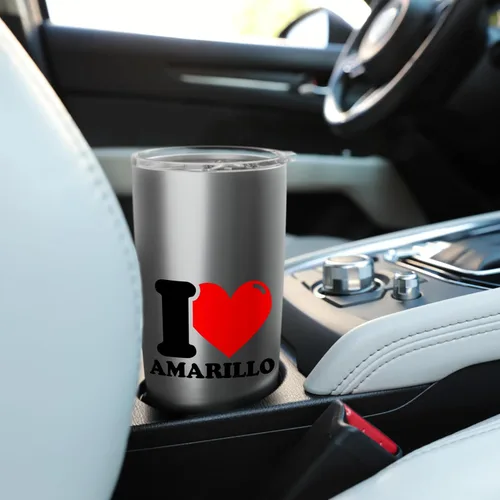 Vista 6 de I love Amarillo Stainless Steel Insulated Tumbler