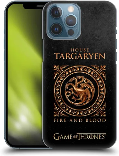 Vista 9 de Head Case Designs Funda rígida con licencia oficial de HBO Game of Thrones Stark Metallic Sigils compatible con Apple iPhone 13 Pro Max Rígido