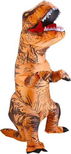 Vista 4 de Lulu Home Halloween Dinosaur Costume T-Rex Inflatable Costume for Adult