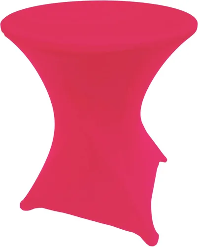 Vista 66 de Mantel de cóctel de elastano redondo de 24 pulgadas x 30 pulgadas de alto, color negro