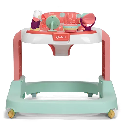 Vista 9 de Safety 1st ¡Listo, listo, camina! DX Developmental Walker, Coral Geo coral (Coral Geo)