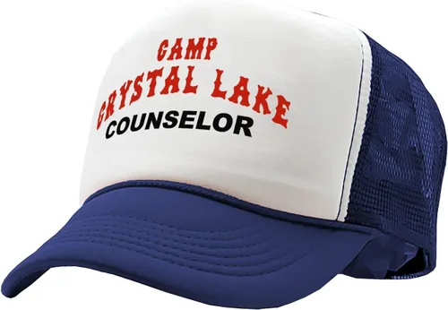 Vista 6 de Camp Crystal Lake Counselor - Halloween - Gorra de camionero estilo retro vintage