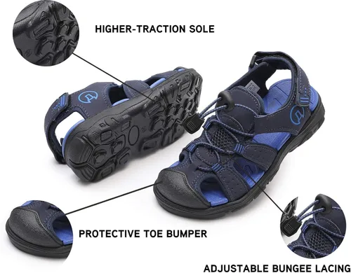Vista 3 de Ahannie Sandalias atléticas para niños y niñas, zapatos deportivos para el agua de verano
