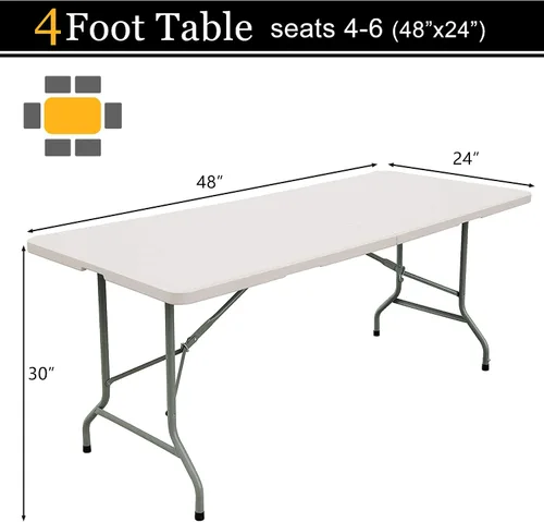 Vista 5 de Manteles ajustables de 4 pies para mesas rectangulares, 2 piezas, protector de mesa de elastano elástico para banquetes, camas de masaje, bodas