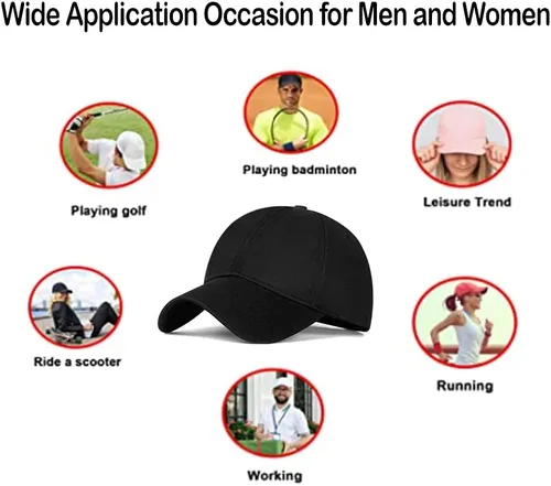 Vista 3 de WANIBDHAT Racing Apparel Baseball Cap Unisex Adjustable Travel Racing Motor Hat for Men and Women